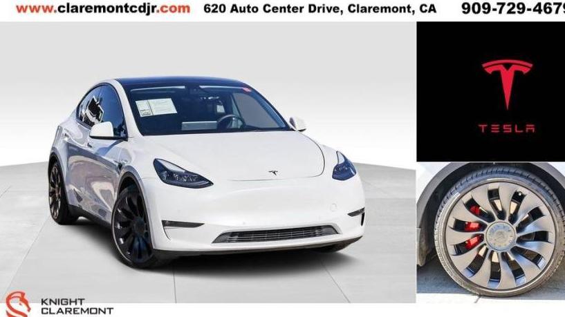 TESLA MODEL Y 2021 5YJYGDEF8MF277442 image